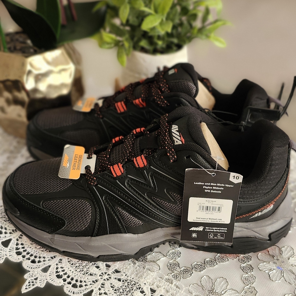 Black and Gray Sneakers